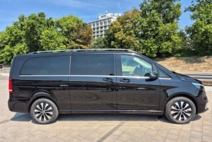 Budapest: Airport to Hotel Private Transfer by Electric Car