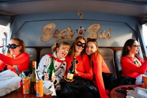 Budapest: BeerBus Sightseeing Tour with a bottle of prosecco