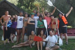 Budapest: Canoeing tour on the Danube with hot Sauna after