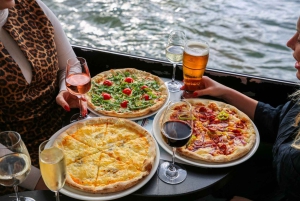 Budapest: crucero en catamarán con pizza