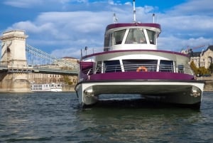 Budapest: crucero en catamarán con pizza