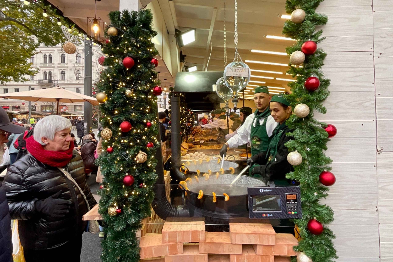 Budapest: Guidet byvandring på julemarkedet med smaksprøver