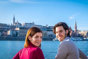 Budapest: Donau-krydstogt med audioguide og panoramaterrasse