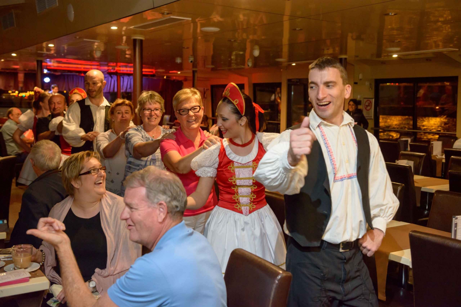 Budapest: Danube Cruise with Folk Dancing and Drinks