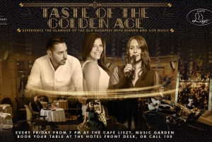 Budapeste: Jantar e música húngara ao vivo