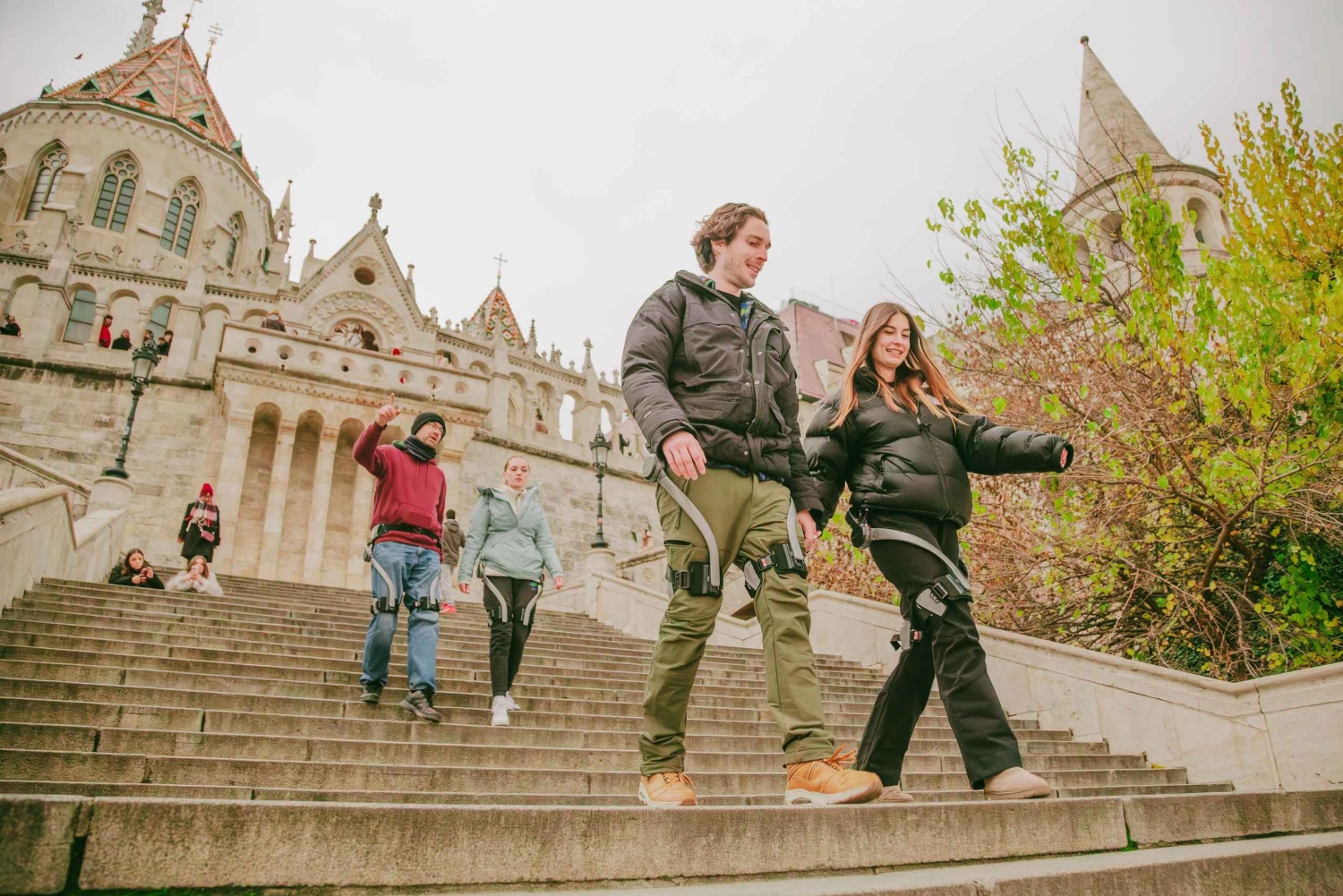 Budapest : promenade urbaine propulsée par exosquelette