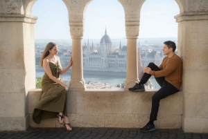 Budapest: Schnelles privates Fotoshooting mit bearbeiteten Fotos
