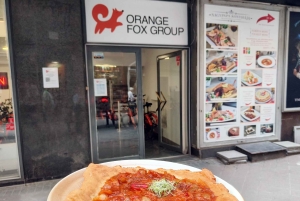 ブダペスト：ラングス体験付きガイド付き自転車ツアー