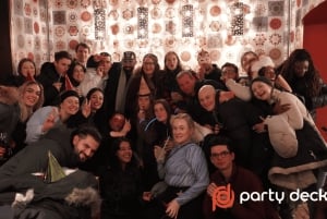 Boedapest: rondleiding langs ruïnebars met spelletjes en 6 shotjes