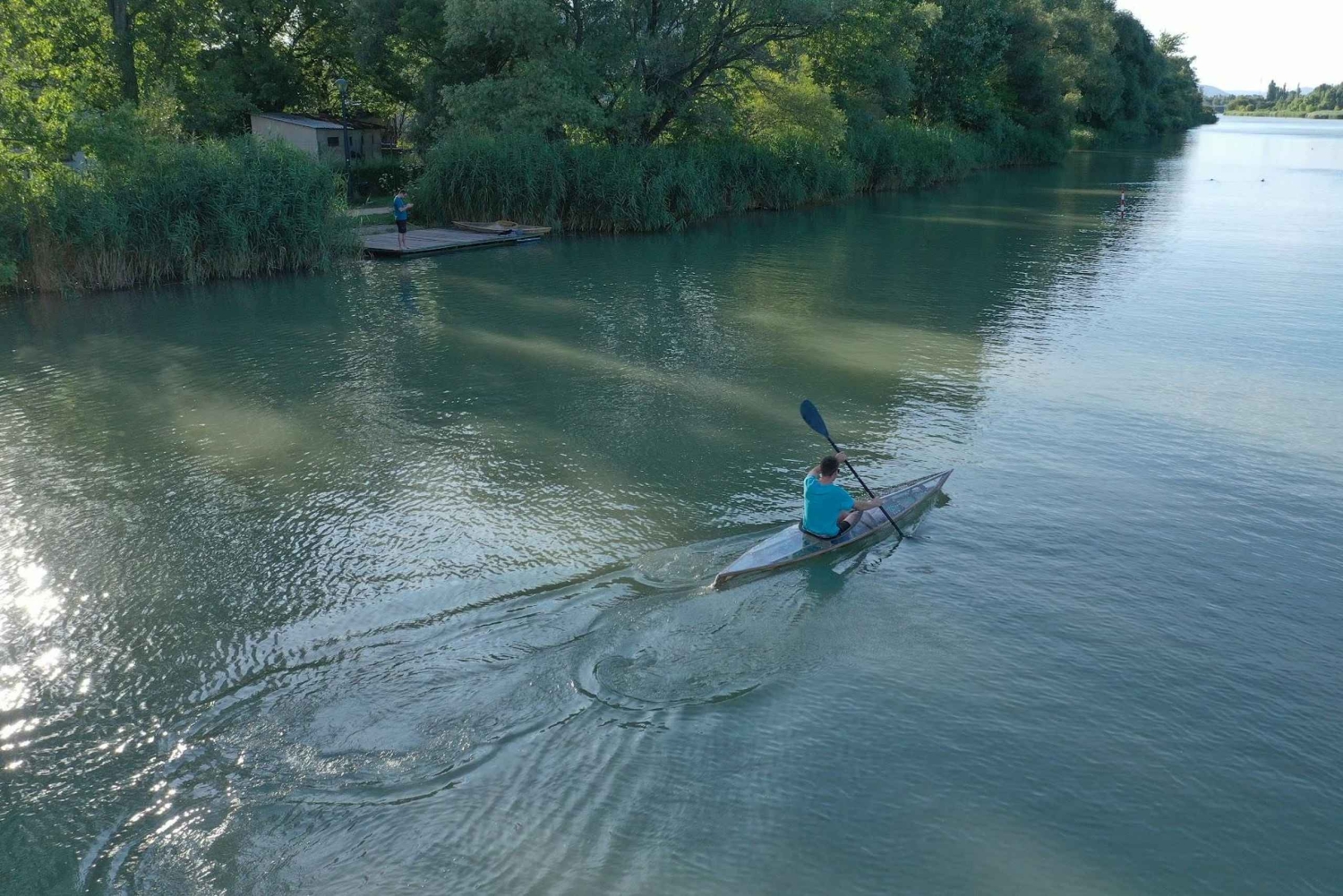 Budapest: Dolda vatten i handgjorda kajaker (självguidad)