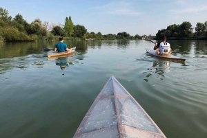 Budapest: Dolda vatten i handgjorda kajaker (självguidad)