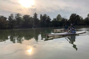 Budapest: Dolda vatten i handgjorda kajaker (självguidad)