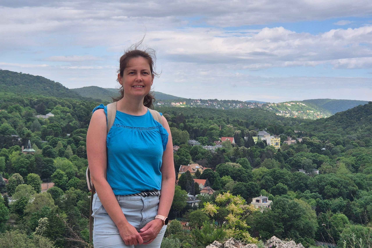 Budapest: Vandringstur i Budabergen, Hármashatár-kullen