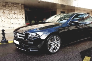 Budapeste: Traslado do aeroporto de luxo MB E-Class