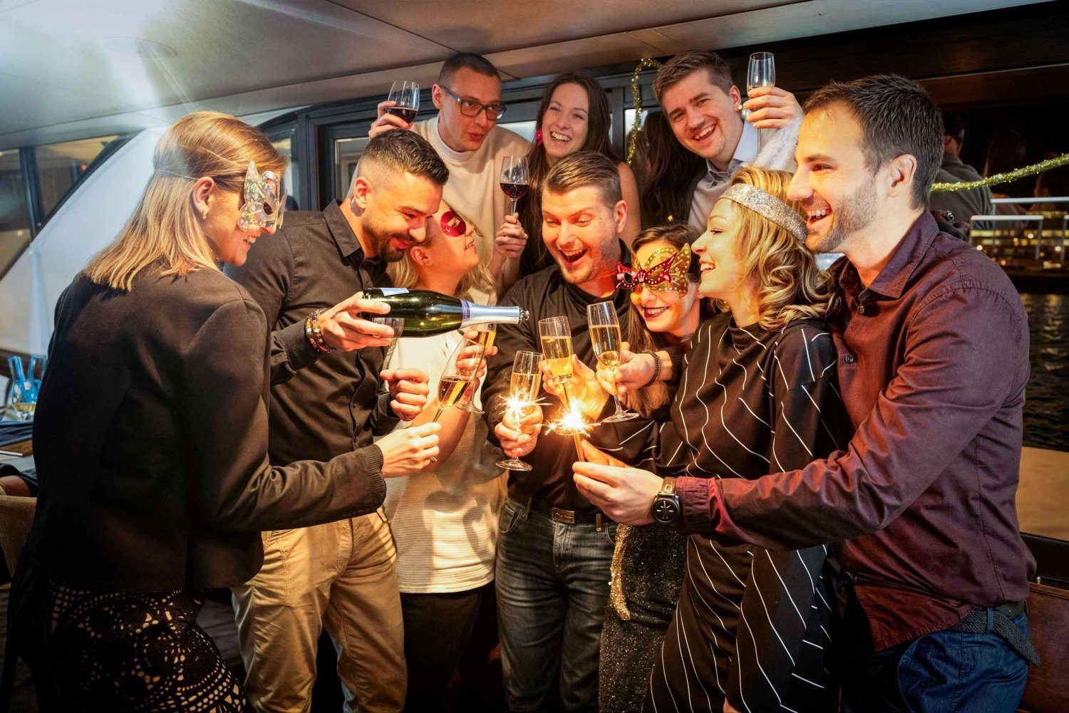 Budapest: Midnattsprosecco-kryssning