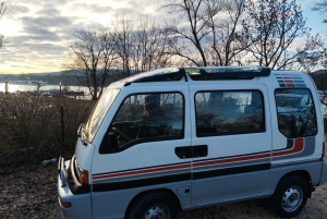 Budapeste: passeio noturno e observação da lua em um minibus retro