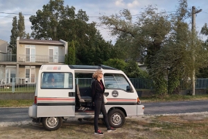 Budapeste: passeio noturno e observação da lua em um minibus retro