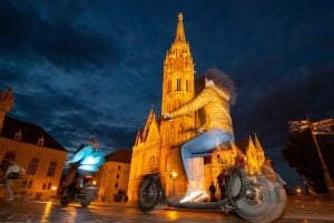 Budapeszt: Nocna wycieczka na e-hulajnodze MonsteRoller