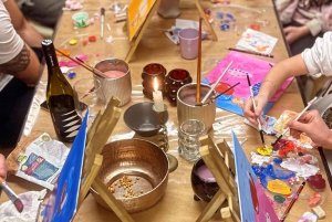 Budapest: Målningsworkshop med snacks och vin