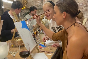 Budapest: Målningsworkshop med snacks och vin