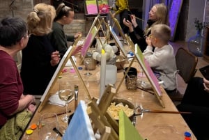 Budapest: Målningsworkshop med snacks och vin