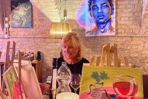 Budapest: Målningsworkshop med snacks och vin