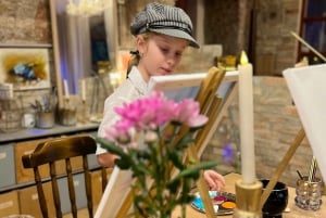 Budapest: Målningsworkshop med snacks och vin