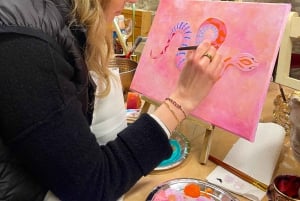 Budapest: Målningsworkshop med snacks och vin