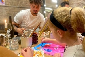 Budapest: Målningsworkshop med snacks och vin