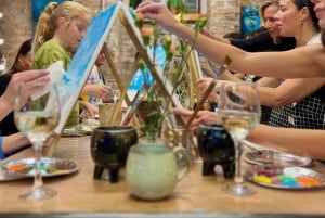 Budapest: Målningsworkshop med snacks och vin