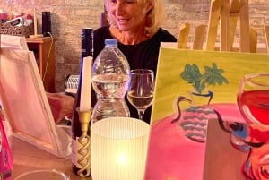 Budapest: Målningsworkshop med snacks och vin