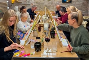 Budapest: Målningsworkshop med snacks och vin