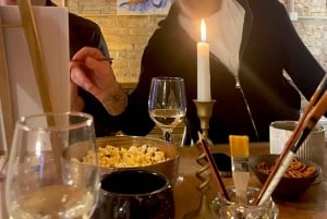 Budapest: Målningsworkshop med snacks och vin