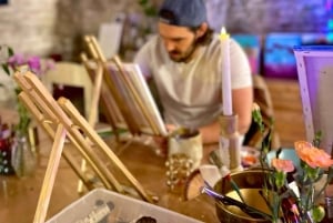 Budapest: Målningsworkshop med snacks och vin