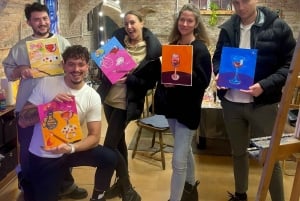 Budapest: Målningsworkshop med snacks och vin