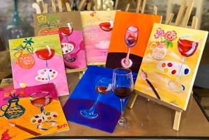 Budapest: Målningsworkshop med snacks och vin