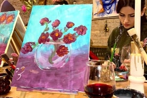 Budapest: Målningsworkshop med snacks och vin