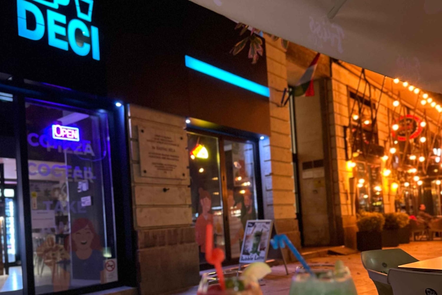 Budapest: degustazione di pizza al Deci Pub