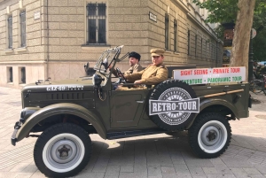 ブダペストヴィンテージ・ロシアン・ジープで行くプライベート・シティツアー