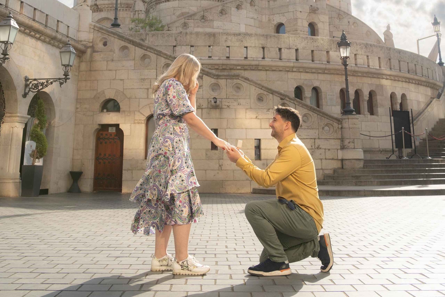 Budapest: Fotos de la proposición en el encantador Bastión de los Pescadores