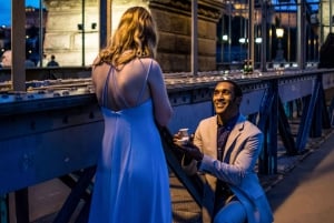 Budapest: Proposal Photos at enchanting Fisherman's Bastion