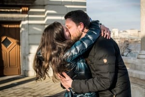 Budapest: Proposal Photos at enchanting Fisherman's Bastion