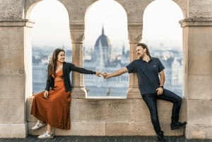 Budapest: Secret Proposal Photoshoot at Buda Castle