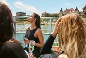 Budapest: Brunch estivo e crociera con prosecco o torta