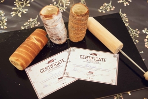 Budapest: laboratorio di torta a camino tradizionale (Kürtőskalács)