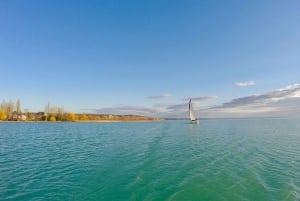 Desde Budapest: Navegación privada por el lago Balaton/Península de Tihany