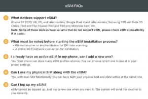 Hungary/Europe: eSim Mobile Data Plan