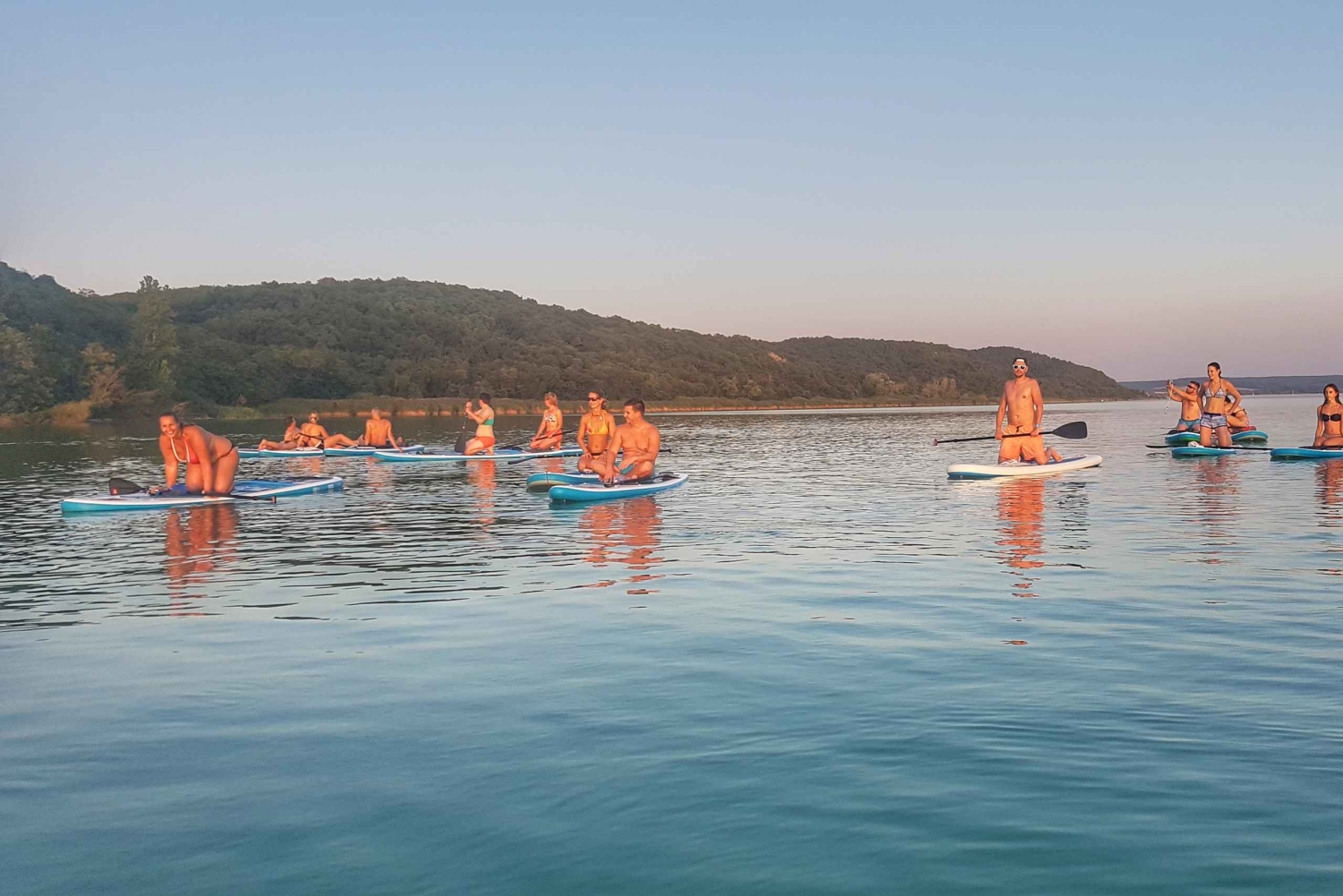 Der Plattensee: Paddle Board Tour durch den Tihany-Nationalpark