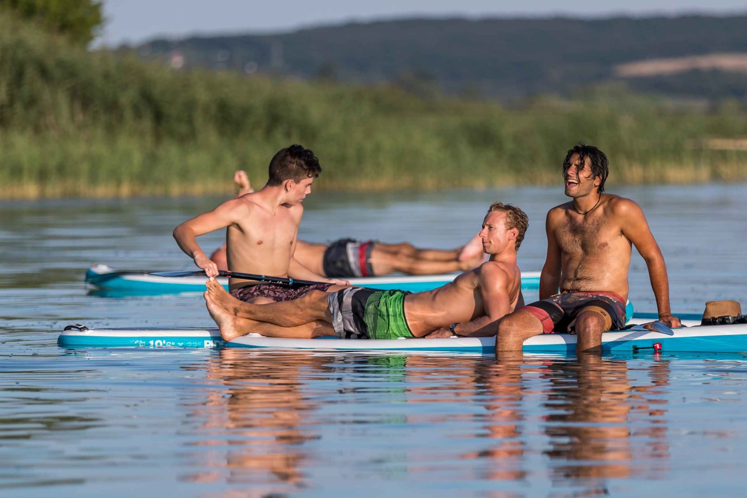 Der Plattensee: Paddle Board Tour durch den Tihany-Nationalpark