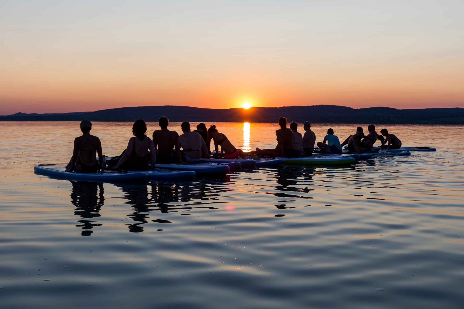Balaton-järvi: Auringonlaskun SUP-kierros Tihanyn kansallispuistossa